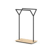 Portant professionnel double en Y largeur 98 cm, hauteur 160 cm, showroom vêtements