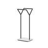 Portant double en Y 68 cm hauteur 160 cm, finition métal personnalisable, boutique de mode