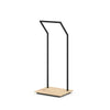 Portant incliné métal format compact 68 cm de largeur, hauteur 160 cm, socle mélaminé