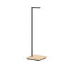 Portant en L inversé métal et socle mélaminé hauteur 180 cm pour boutique ou showroom