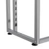 Détail structure tube métal 30x30 mm du portant modulaire Triplo autoportant H 246 cm