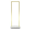 Détail structure métal portant vêtements 68 cm hauteur 180 cm personnalisable
