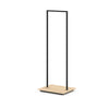 Portant vêtements métal 68 cm hauteur 180 cm avec socle mélaminé professionnel