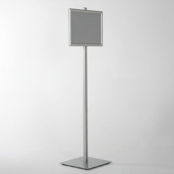 Support porte-affiche A3 réglable en métal chromé – menuboard pour affichage professionnel