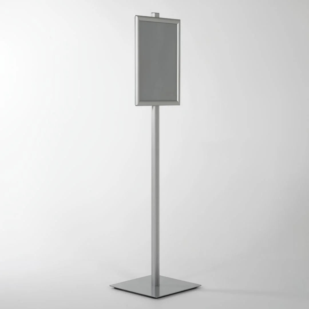 Porte-affiche A3 réglable sur pied finition aluminium – menuboard professionnel pour magasin ou restaurant