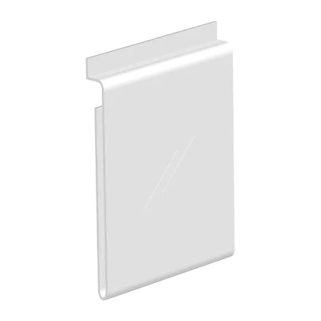 Porte-affiche transparent en acrylique pour panneaux rainurés, disponible en formats A4, A5 et A6