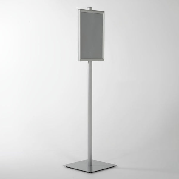 Support porte-affiche A3 réglable en métal chromé – menuboard pour affichage professionnel