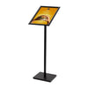Porte-menu sur pied A3 cadre clic-clac noir pour restaurant gastronomique ou boutique