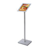 Porte-menu sur pied A4 cadre clic-clac aluminium 25 mm pour restaurant et boutique