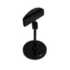 Porte-prix articulé acrylique noir Ø5 cm posé sur comptoir de magasin