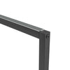 Protection en plexiglas transparent pour barre de portant, idéale pour préserver les finitions