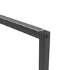Protection en plexiglas sur barre de suspension pour portant vêtements magasin