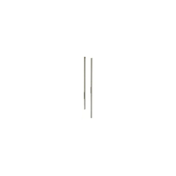 Paire de rails métalliques pour panneau central de gondole crémaillère, compatible pieds T lourds ST300
