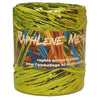 Raphia métallisé anis polypropylène 12,5 mm x 200 m – bobine pour fleuriste et commerce