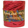 Raphia métallisé azalée polypropylène 12,5 mm x 200 m – bobine pour fleuriste et boutique