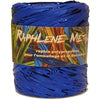 Raphia métallisé bleu polypropylène 12,5 mm x 200 m – accessoire emballage cadeau