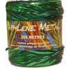 Raphia métallisé émeraude polypropylène 12,5 mm x 200 m – bobine emballage cadeau professionnel