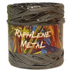 Raphia métallisé étain polypropylène 12,5 mm x 200 m – bobine emballage élégant