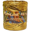 Raphia métallisé or polypropylène 12,5 mm x 200 m – ruban cadeau doré professionnel