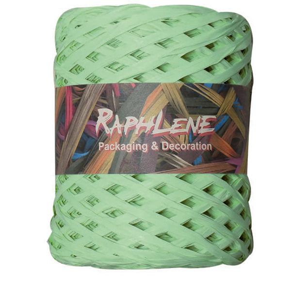 Raphia polypropylène mat 200 m coloris Amande — bobine professionnelle