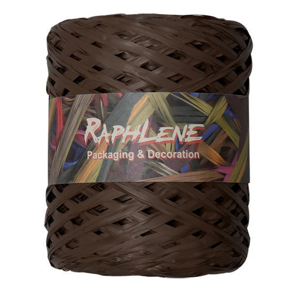 Raphia polypropylène mat 200 m bobine professionnelle pour emballage cadeau