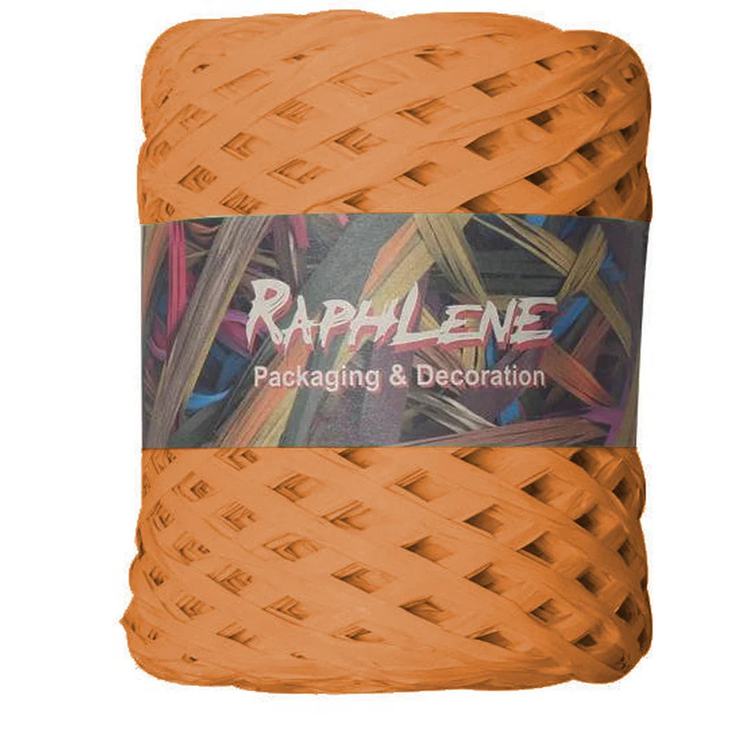 Raphia polypropylène mat 200 m coloris Fauve — bobine professionnelle