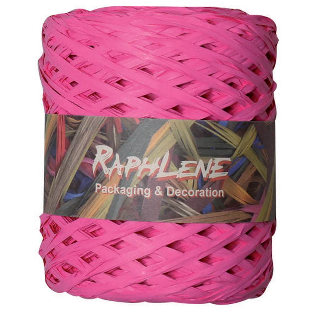 Raphia polypropylène mat 200 m coloris Jacinthe — bobine professionnelle
