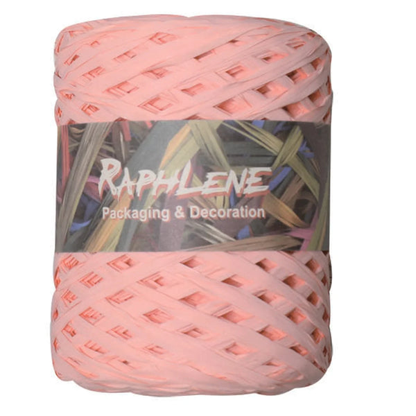 Raphia polypropylène mat 200 m coloris Loukoum — bobine professionnelle