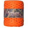 Raphia polypropylène mat 200 m coloris Mandarine — bobine professionnelle