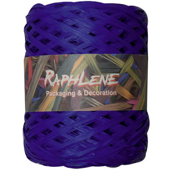 Raphia polypropylène mat 200 m coloris Nuit — bobine professionnelle