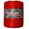 Raphia polypropylène mat 200 m coloris Rouge — bobine professionnelle