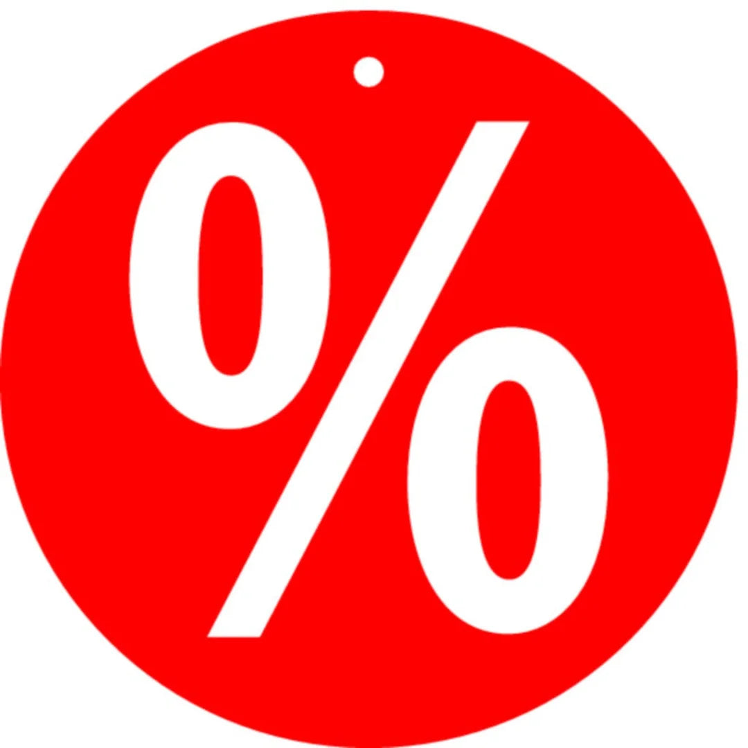 Rotair carton inscription SALE double face rouge et blanc, signalétique promotionnelle boutique