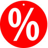 Rotair carton inscription SALE double face rouge et blanc, signalétique promotionnelle boutique
