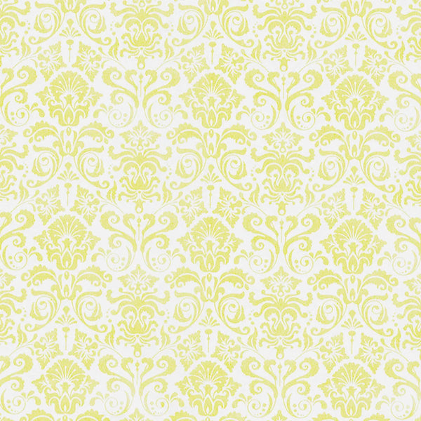 Rouleau papier cadeau motif baroque or sur fond blanc, papier couché 80g, 0,7x100m