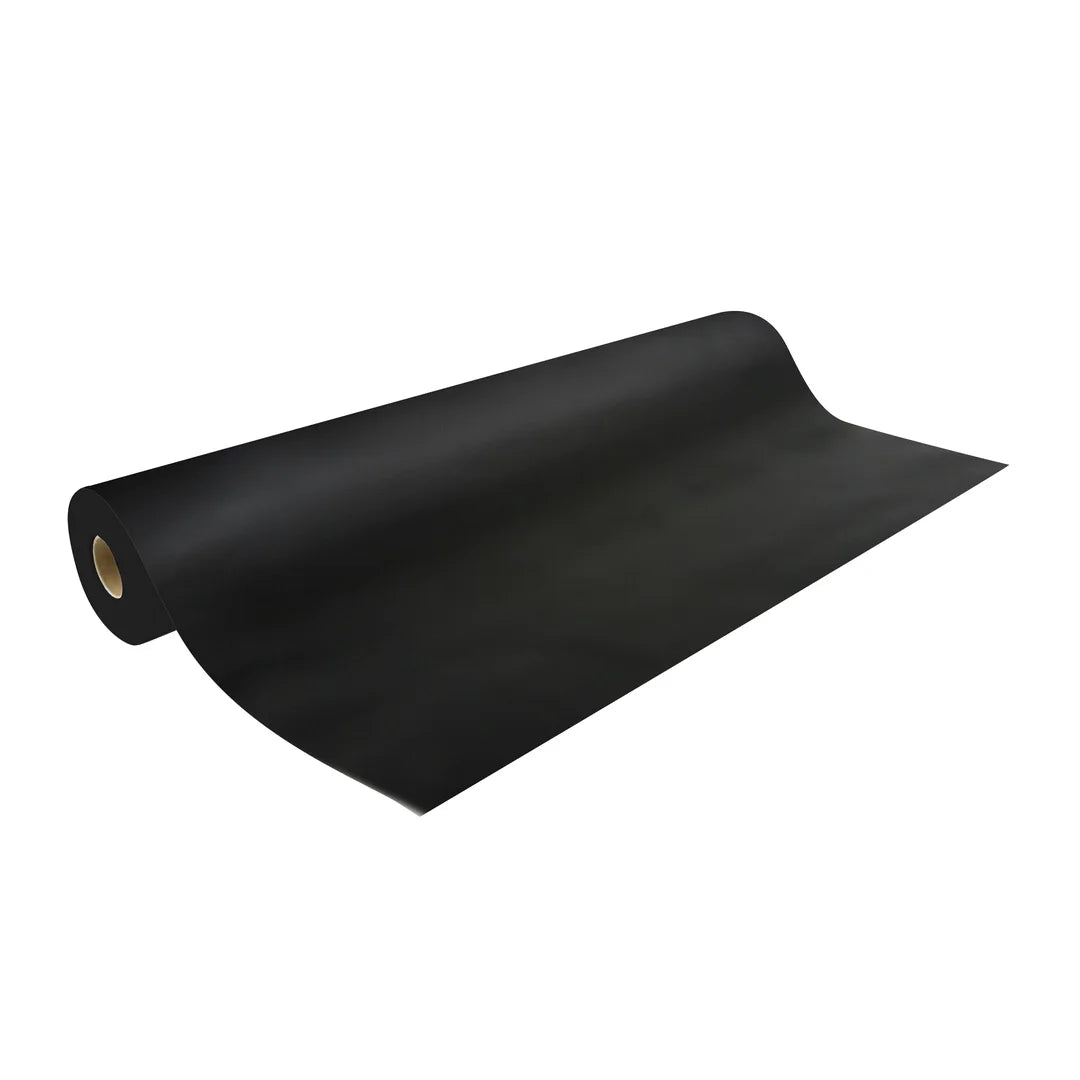 Rouleau papier cadeau gaufré coloris Noir 80 g, 70 cm × 50 m