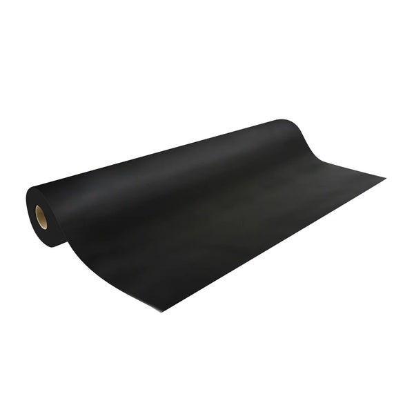 Rouleau papier cadeau gaufré coloris Noir 80 g, 70 cm × 50 m