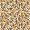 Rouleau de papier cadeau kraft brun motif fleurs de printemps 70 cm x 50 m pour boutique