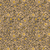 Rouleau papier kraft brun imprimé motif fleur de printemps 70 cm x 50 m — boutique