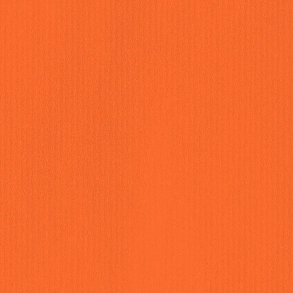 Rouleau de papier cadeau couleur orange sur fond kraft blanc, 0,7 x 100 m, magasin