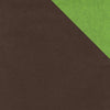 Rouleau papier cadeau recto-verso brun et vert clair sur kraft blanc, 0,7 x 100 m – DittaDisplay