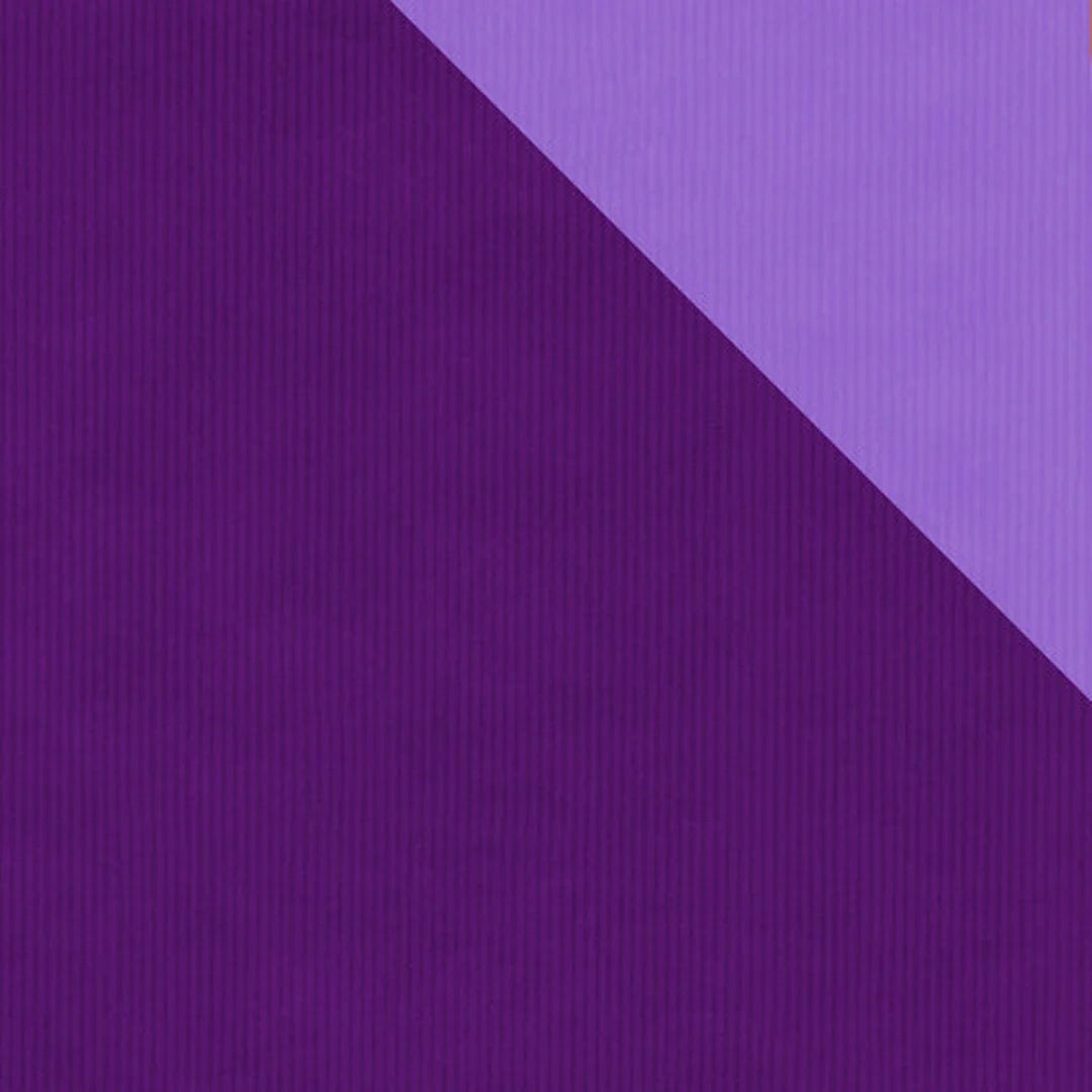Rouleau papier cadeau recto-verso violet et mauve sur kraft blanc, 0,7 x 100 m – DittaDisplay