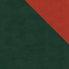 Rouleau papier cadeau recto-verso vert foncé et rouge sur kraft brun, 0,7 x 100 m – DittaDisplay