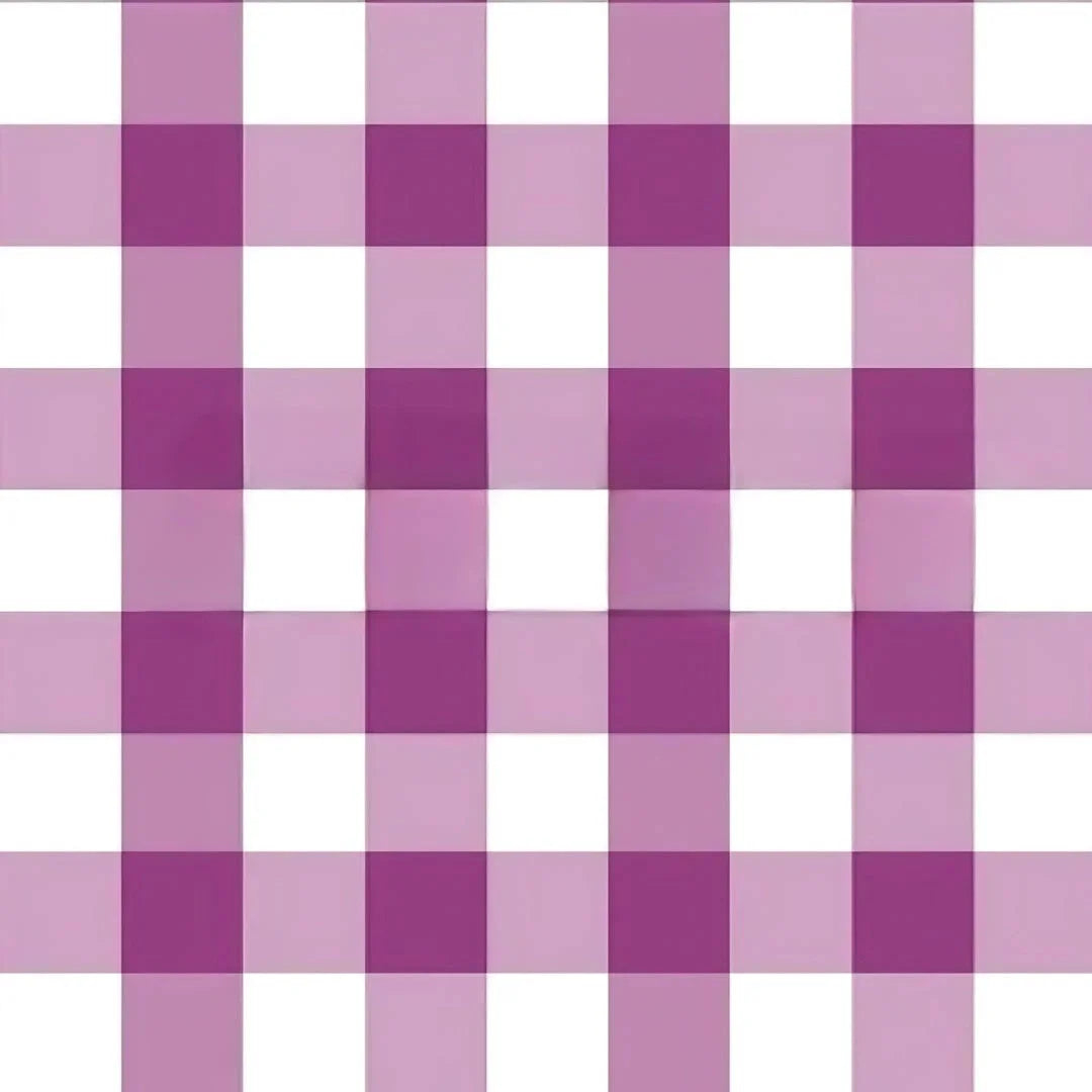 Rouleau papier cadeau motif vichy violet, papier couché, 0,7x100m, commerce de détail Suisse