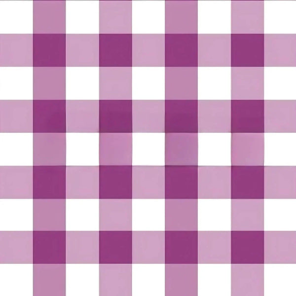 Rouleau papier cadeau motif vichy violet, papier couché, 0,7x100m, commerce de détail Suisse