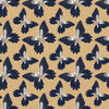 Rouleau papier cadeau kraft brun motif papillons, lisse 70 g/m², 100 m, pour commerce de détail