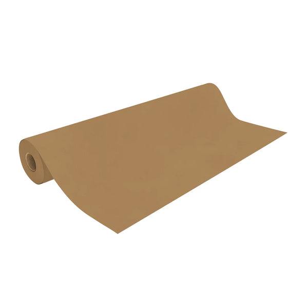 Rouleau de papier kraft naturel brun vergé 0,7 × 100 m pour emballage cadeau professionnel