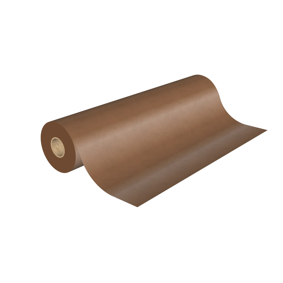 Rouleau de papier métallisé sur kraft, finition brillante, plusieurs couleurs disponibles, idéal pour emballage cadeau, commerces et fleuristes.