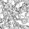 Rouleau de papier spécial coloriage offset 80 g/m², blanc et recyclable, idéal pour écoles, ateliers créatifs, loisirs et animations collectives.