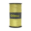 Bobine de ruban tissu métallisé coloris or, largeur 5 mm, 50 m, pour emballage cadeau professionnel