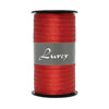 Bobine de ruban tissu métallisé coloris rouge, largeur 5 mm, 50 m, idéal décoration festive et emballage